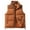 Brown, variant on ZVNAΖH Men's Lightweight Packable Insulated Puffer Vest Outerwear, Warm Winter Sleeveless Jacket for Golf Running