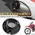 thumbnail image 6 of ALLTIMES Exhaust Power Tip w/ Spark Arrestor Screen for Honda CRF50F CRF70F CRF80F CRF100F CRF110F, 6061 Aluminum Alloy, Black, 6 of 9
