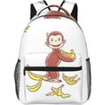 thumbnail image 1 of Curious George Backpack School PackS Student PC Bags Large Capacity Multifunctional Travel Unisex, 1 of 6