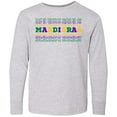 thumbnail image 3 of Inktastic Mardi Gras Mirror Words Long Sleeve Youth T-Shirt, 3 of 5