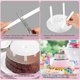 thumbnail image 3 of 26-27 36 Pieces Plastic Cake Dowel Rods Set 20 Pieces White Cake Sticks Support Rod And 4 Pieces Cake Sep, 3 of 5