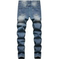 thumbnail image 2 of ZANKLEY Boy's Skinny Fit Ripped Slim Jeans (5), 2 of 10