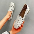 thumbnail image 2 of Sngxgn Women's Slip on Shoes Comfortable Flats Shoes Dress Shoes Work Casual Flats(Beige,40), 2 of 6