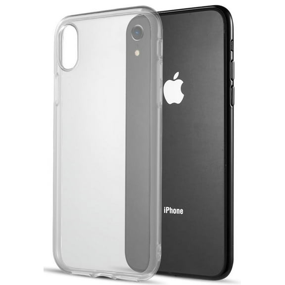 Clear Case for iPhone XR, Transparent Flex Gel TPU Skin Case Slim Cover for Apple iPhone XR (2018) (Size 6.1" model) (10R)