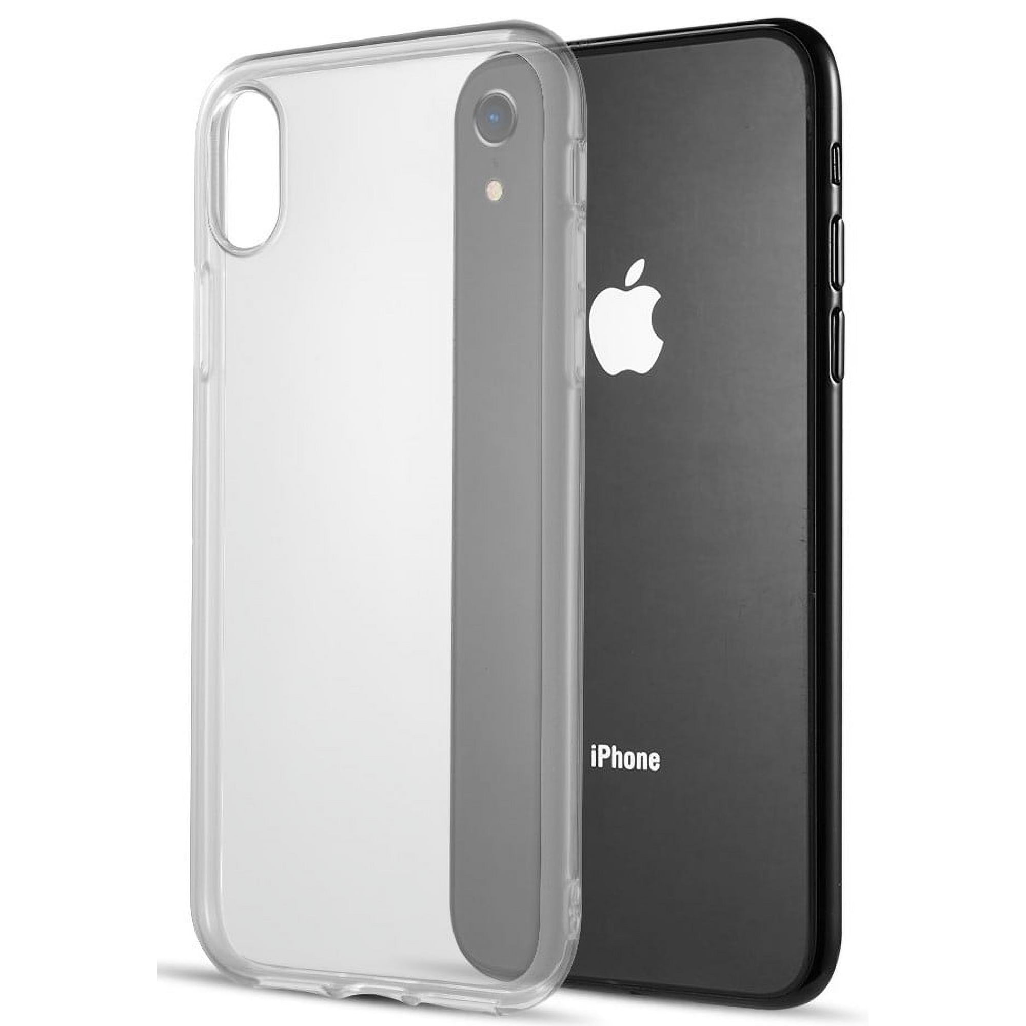 Clear Case for iPhone XR, Transparent Flex Gel TPU Skin Case Slim Cover for Apple iPhone XR (2018) (Size 6.1" model) (10R)