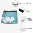 thumbnail image 3 of Fuzoiu Bathtub with Soap Bubbles Print Men's Ultra Breathable Underwear,No Riding Up Boxer Briefs with ComfortFlexible Waistband-Small, 3 of 5