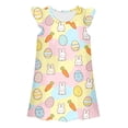 thumbnail image 4 of Easter Dress for Girls Sleeveless Bunny Easter Egg Print Dress Crew Neck Midi Dress Kids Spring Dress Girls Dresses 8-9 Years, 4 of 5