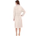 thumbnail image 4 of Plus Size Robes for Women Fuzzy House Coat Oversized Kimono Women's Sleepwear Spa Womens Bathrobe White, 4 of 9