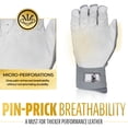 thumbnail image 2 of Guantes de bateo Franklin Sport MLB Infinite Powerstrap Grey, 2 of 8