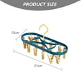 thumbnail image 2 of Hanging clothes dryer, 12 Clips, Blue/Yellow, 2 of 6