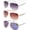 3 Pairs Silver, Gold & Blue, variant on IG9532-SL&GDMR&GN-3PK