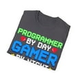 thumbnail image 4 of Programmer by Day Gamer By Night Funny Novelty Gifts Unisex T-Shirt, 4 of 4