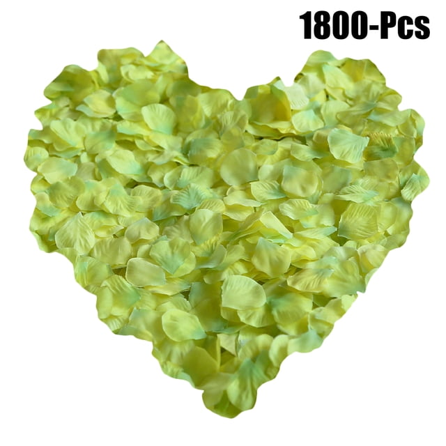 1800PCS Artificial Petals Decorative Rose Petals Flower Petals for Wedding