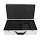 thumbnail image 4 of Maleta portátil de aluminio para micrófono, caja de almacenamiento de sistema de micrófono, bolsa de micrófono profesional carcasa dura Interior de plata Hugo Estuche de transporte de micrófono, 4 of 10