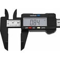 thumbnail image 3 of Carbon Fiber Digital Caliper with High Precision, 0-150mm Measuring Range, 0.1mm/0.01" Resolution, ±0.2mm Accuracy for External, Internal, Depth and Step Measurements - Lightweight and Durable, 3 of 5