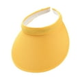 thumbnail image 2 of TISHITA Visière de Soleil Confortable Légère à Clipser pour Tennis Plage Cyclisme Jaune, 2 of 8