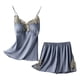thumbnail image 1 of Conjunto de pijama Gibobby mujer gris XL con Encaje, 1 of 3