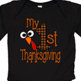 thumbnail image 4 of Inktastic Plaid 1st Thanksgiving Turkey Boys or Girls Long Sleeve Baby Bodysuit, 4 of 5