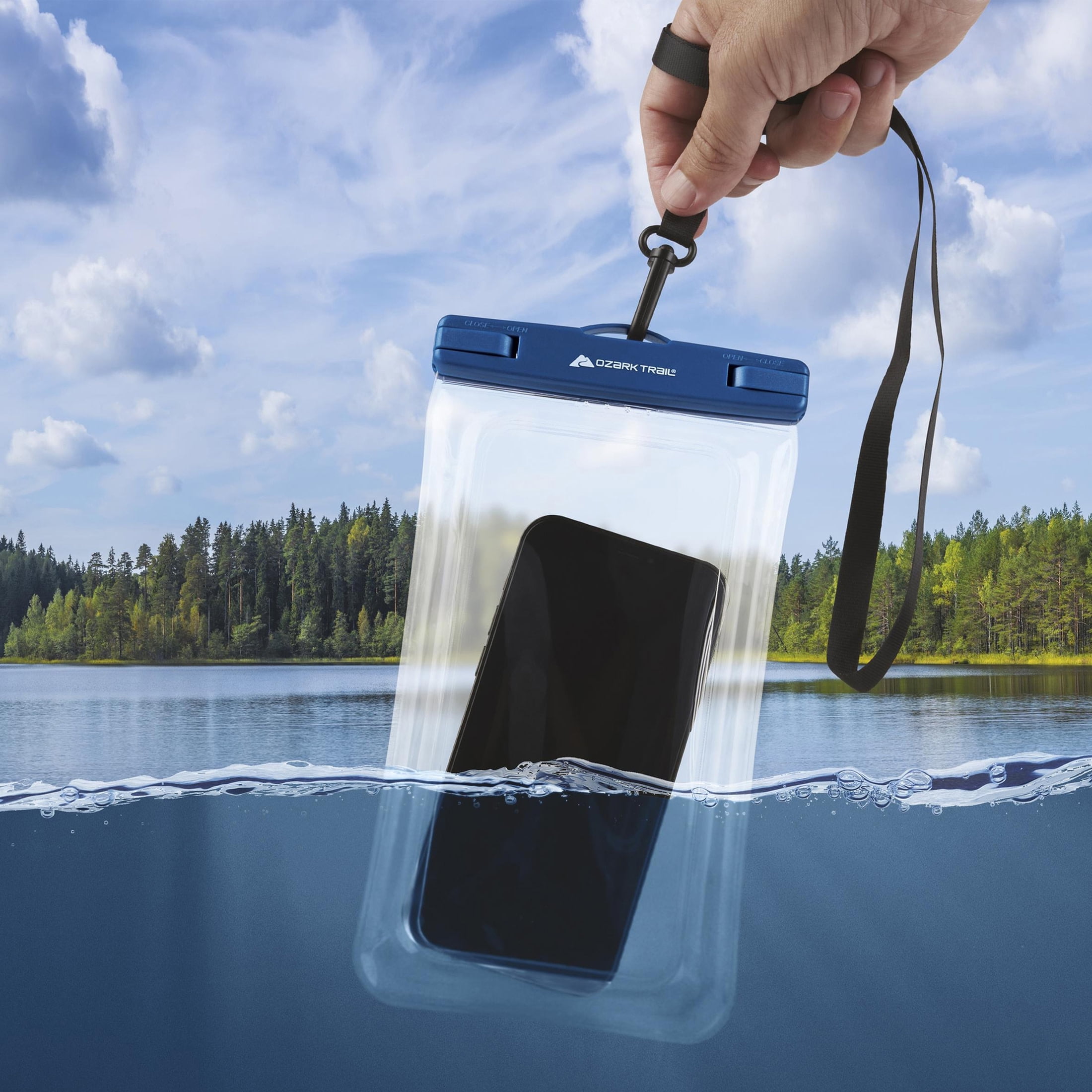 (2 pack) Ozark Trail Splash Guard Waterproof Smartphone Case