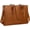 Brown, variant on Laptop Bag for Women 15.6 Inch Crocodile Leather Tote Bag Water-resistant Work Briefcase Business Computer Shoulder Bag for Travel Teacher Nurse Professional Handbag