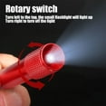 thumbnail image 6 of Tactical Mini Keychain Flashlight for Outdoor Camping & Hiking, 100-Lumen Aluminum Alloy Pocket Light with Rotating Switch - Compact Emergency Light, 6 of 6