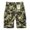 Khaki, variant on Fheaev Cargo Shorts For Men Men's Camouflage Workwear Shorts Fit Multi Pocket Zipper Straight Leg Five Piece Pants Shorts