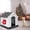 Gray Roof, variant on WDZS Plastic Dog House, Insulated Doghouse Puppy Shelter, Water Resistant Easy Assembly Sturdy Dog Kennel with Elevated Floor and Air Vents, Ventilate for Medium or Small Dogs,Blue