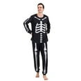 thumbnail image 6 of GYRATEDREAM Family Matching Halloween 2 Piece Pajamas, Funny Skeleton Printed PJs Holiday Loungewear for Men/Women/Kids/Babies, 6 of 15