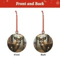 thumbnail image 2 of Sikiie American Wildlife Deer Forest Acrylic Christmas Ornament Pendant Christmas Ornaments Hanging Ornament for Christmas Winter New Year Party -Round Shape, 2 of 7