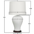 thumbnail image 6 of White Ridge Porcelain Lamp, 6 of 7