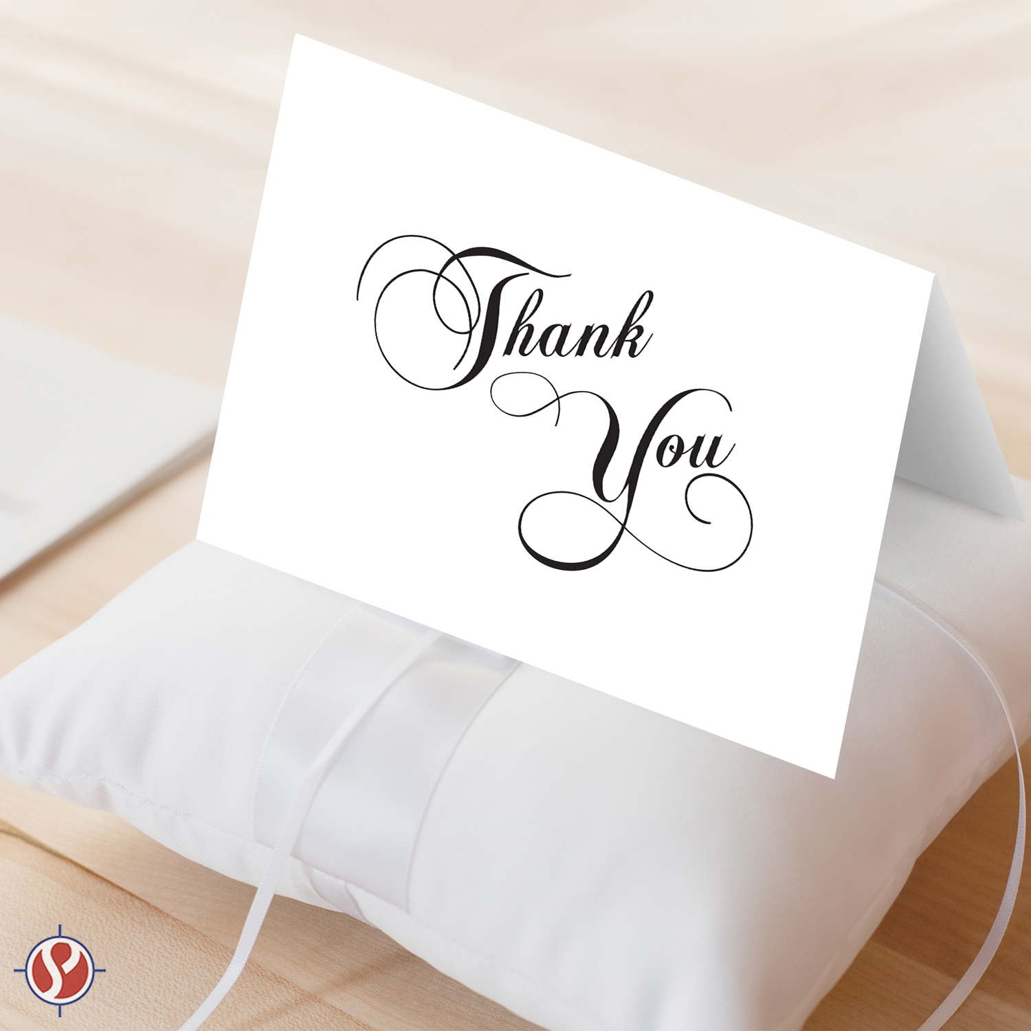 Thank You Card – Elegant Half-Fold Note Cards & Envelopes | Great for Wedding, Baby Shower, Graduation, Anniversary, Sympathy, Business, etc.| Blank Inside | 4.5 x 6” (A6 Size) | 25 per Pack