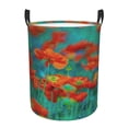 thumbnail image 1 of XMXT Collapsible Laundry Basket, Spring Poppies Flower Waterproof Laundry Hamper, 62L Multicolor, 1 of 8