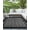 Black & Gray, variant on Kohree Outdoor Plastic Straw Rug 9'x12' ,Waterproof Mat with 4 Corner Loops Indoor Outdoor for RV, Camping, Deck ,Balcony (Gray & White)