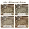thumbnail image 7 of ODIKA 5'x7' Washable Area Rug Boho Scroll Frame Distressed Border Scrolls Ornamental Vintage Flowing Dynamic for Small Living Room, Bedroom, Easy Care, Non-Shedding, Pet Friendly, 7 of 7