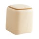 thumbnail image 2 of Barbage Bin encimera de encimera de reciclaje pequeño contenedor de reciclaje multipropósito 13.5x13.5x14.5 cm para tocador Beige, 2 of 8