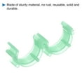 thumbnail image 4 of Uxcell Sewing Bobbin Small Clips Thread Clamps Spools Organizers, Green 50 Pack, 4 of 5