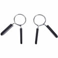 thumbnail image 3 of PinesC Spring Disc Stop Clamp Collars, Dumbbell Clamp and Locking Rings Locking Collar Ring for Weightlifting Training Dumbbell 28mm,, 3 of 5