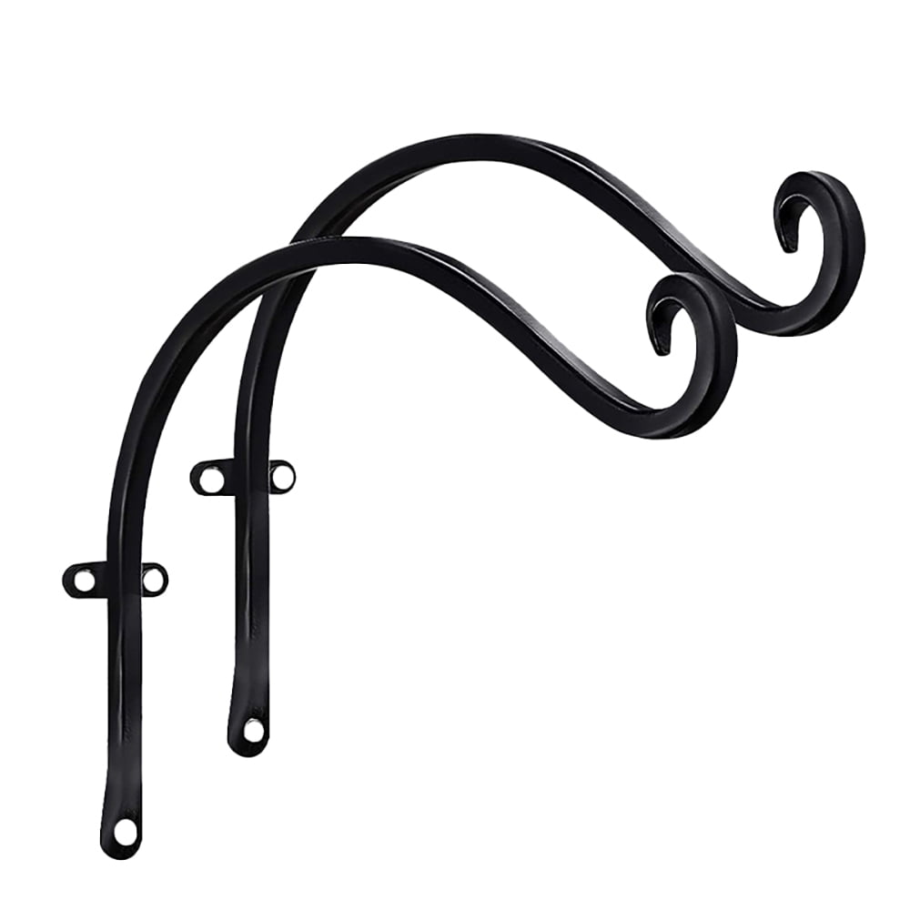 2Pack 12Inch Heavy Duty Metal Hanging Planter Hook Wall Hook Hanging