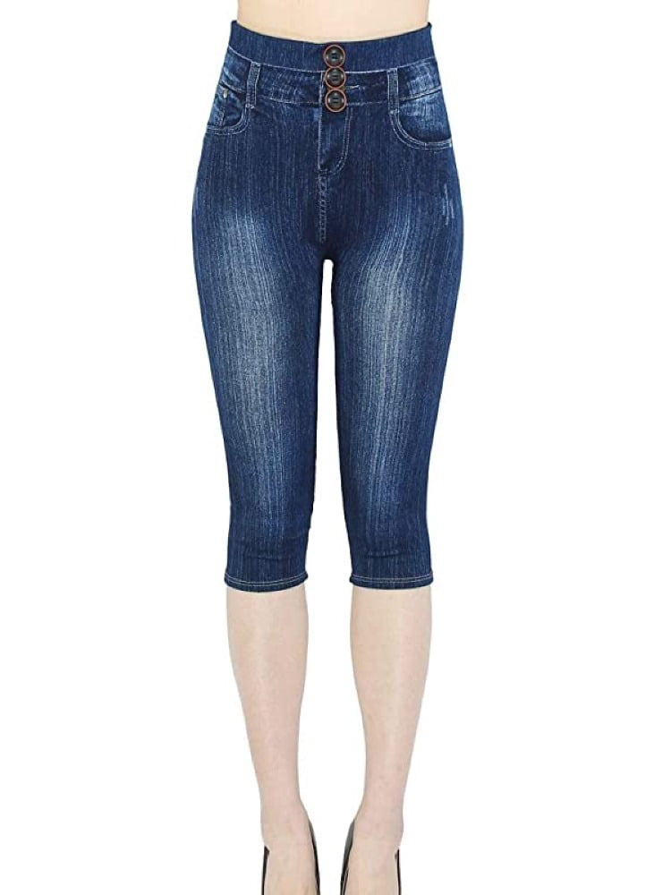 SySea Skinny Women Slim Fit Denim Capri 