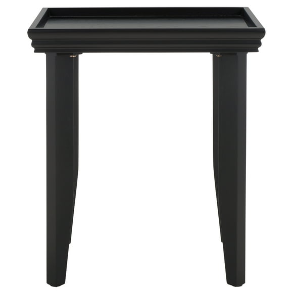 SAFAVIEH Naios Amish Style Rectangle Accent Table, Black (20.1 in. W x 14.2 in. D x 22.8 in. H)