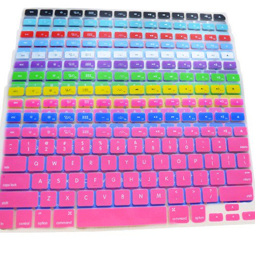 Funda De Silicona Para Teclado De Piel Para Portátil Apple Macbook Pro