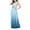 Sky Blue womens dresses, variant on Wycnly Formal Dresses for Women Elastic Waist Pleated Swing Evening Party Formal Formal Dress V-Neck Sleeveless Gradient Summer Maxi Dresses Pink XL Clearance Clothes