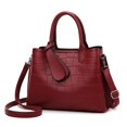 thumbnail image 1 of LinYooLi New Large PU Leather Crossbody Bags For Women Summer Crocodile Pattern Solid Color Lady Shoulder Handbags Simple Female Totes, 1 of 6