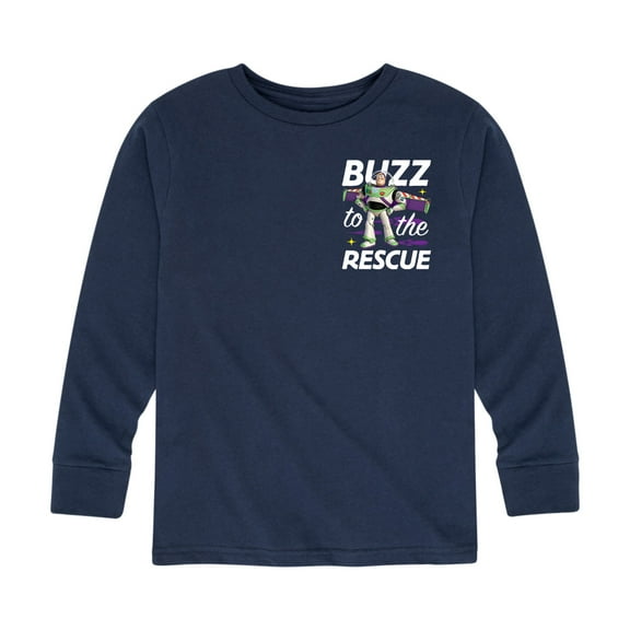 Toy Story - Buzz To The Rescue - Toddler And Youth Long Sleeve Graphic T-Shirt