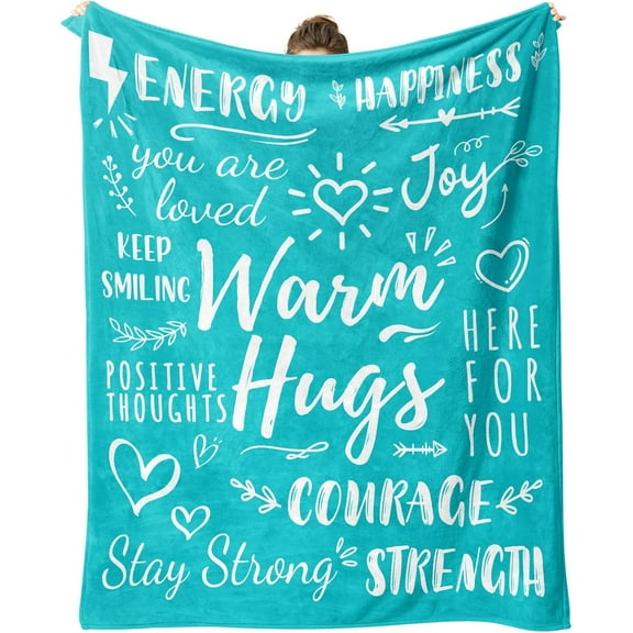 Get Well Gifts for Women/Men After Surgery, Get Well Blanket, Encouragement Feel Better Gifts for Women, Thinking of You Inspirational Throw Blanket 60"x50"