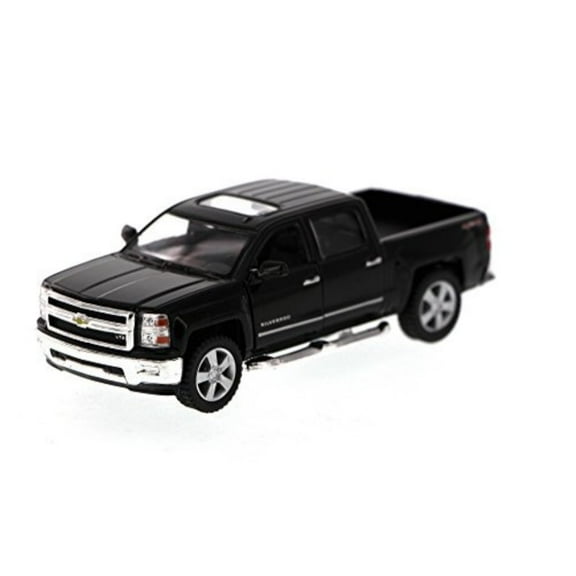 2014 Chevy Silverado Pick-up Truck, Black - Kinsmart 5381D - 1/46 Scale Diecast Model Toy Car (Brand New, but NOT IN BOX)