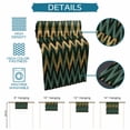thumbnail image 7 of Table Runner Abstract Green Gold Wave Table Decoration for Kitchen Dinning Modern Art Table Decoration for Indoor Outdoor Party Wedding Decor 13x72inch, 7 of 7