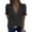 Black, variant on Mialoley Women Loose Jacquard Solid Color Short Sleeve V-neck Lace T-shirt