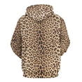 thumbnail image 3 of Animal Print Men's Women Vintage 3D Hooded Sweatshirt - All-Season Loose Fit Streetwear, 3 of 6