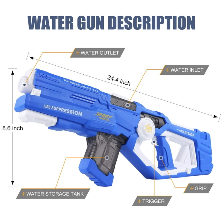 Electric Water Gun For Adults Automatic Squirt Water Guns Soaker